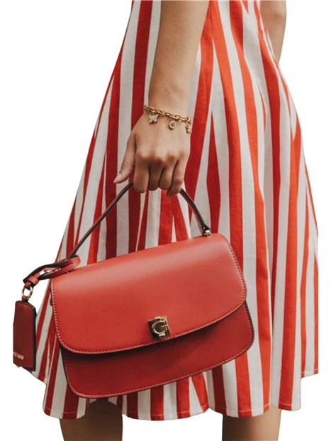 BORSA A MANO HWVG9734210 CON TRACOLLA DONNA ROSSO