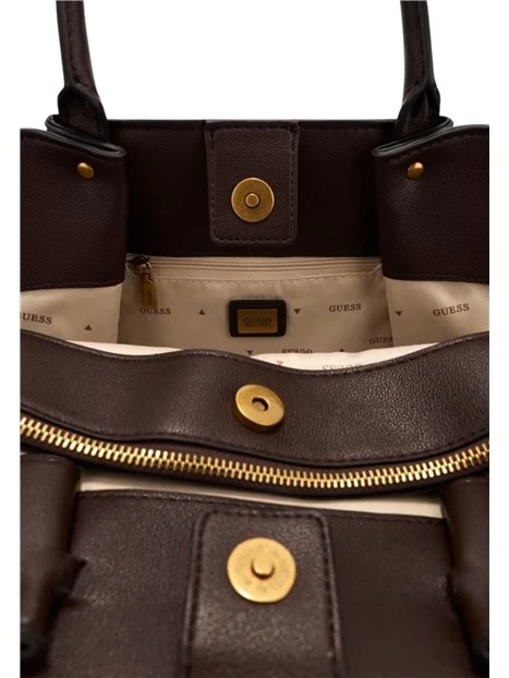 BORSA A MANO HWBG2237060 CON TRACOLLA DONNA MARRONE