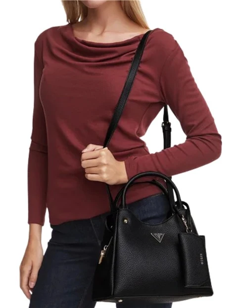 BORSA A MANO HWBG2306220 CON TRACOLLA DONNA NERO
