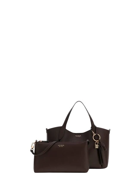 BORSA A SPALLA HWBG9735060 2 IN 1 DONNA MARRONE