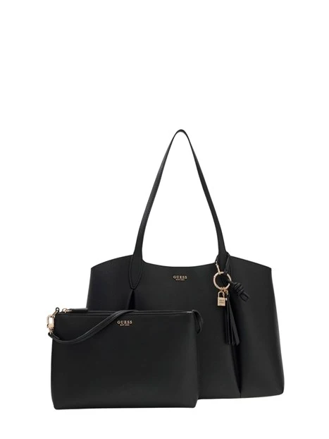 BORSA SHOPPING HWBG9735230 2 IN 1 DONNA NERO