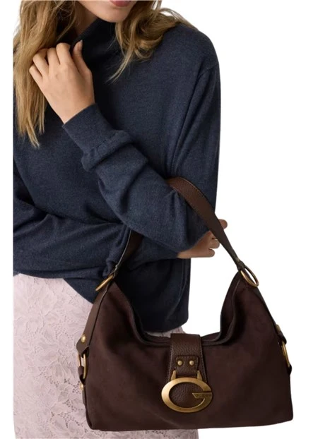 BORSA A SPALLA HWSG9308180 CAMDEN DONNA MARRONE