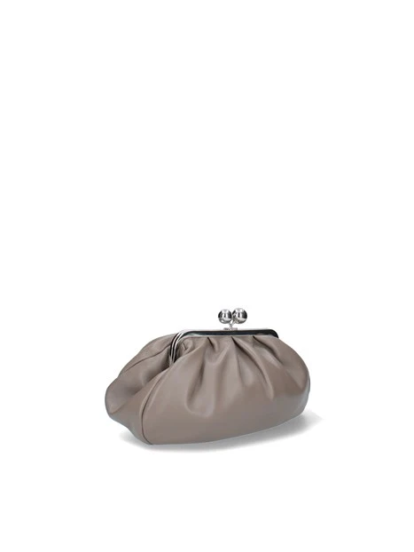 BORSA A MANO IN PELLE NAPPA DONNA FANGO