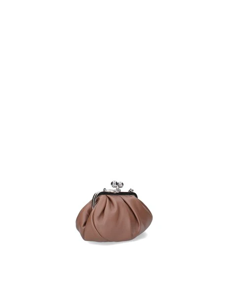 BORSA A MANO PASTICCINO IN MONTONE NAPPATO DONNA CUOIO