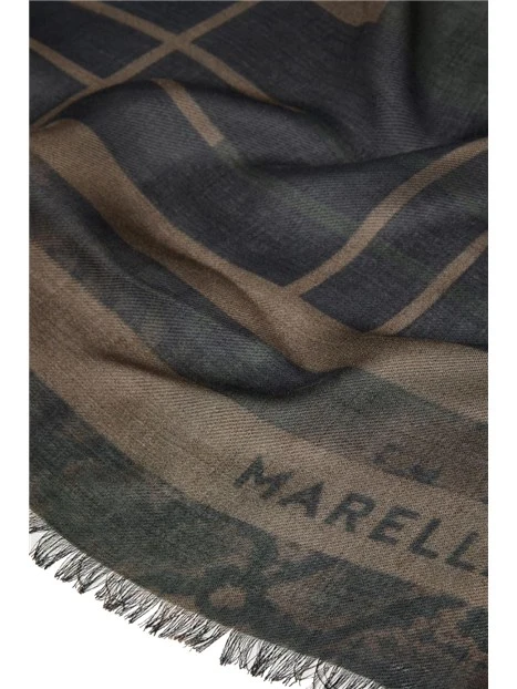 STOLA STAMPATA IN TWILL DI MODAL DONNA BEIGE
