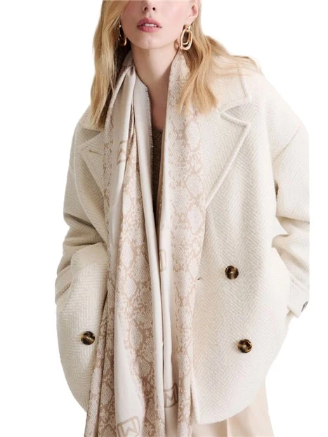 STOLA IN VISCOSA JACQUARD CON LUREX DONNA