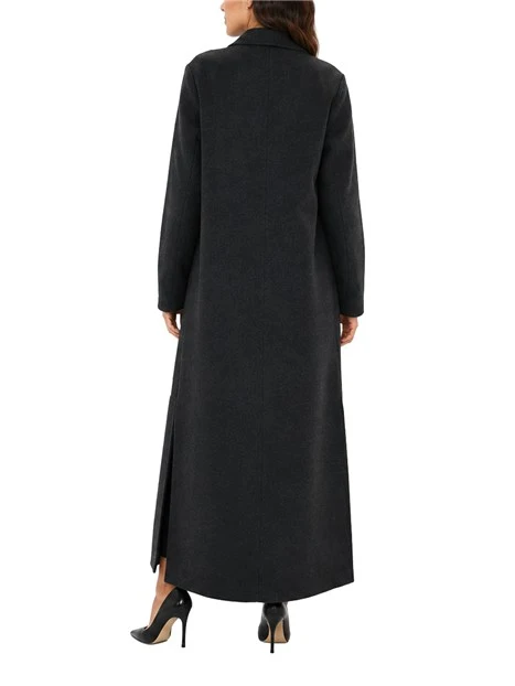 CAPPOTTO LUNGO IN DOUBLE STRETCH  DONNA GRIGIO