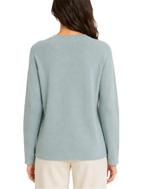 MAGLIA GIROCOLLO  CON LUREX E PAILLETTES DONNA VERDE