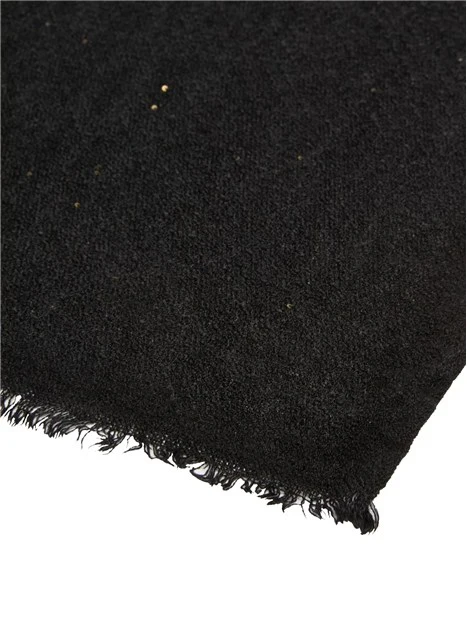 STOLA CON MICRO PAILLETTE DONNA NERO