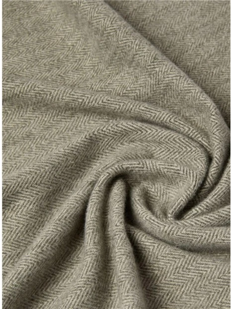 SCIARPA CON FRANGE DONNA VERDE