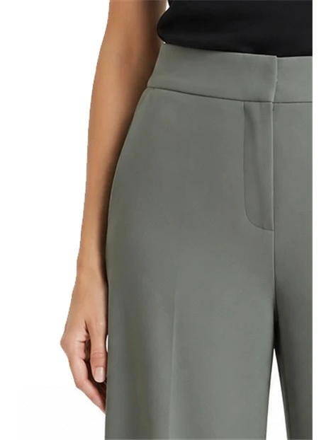 COMPLETO  BLAZER MONOPETTO E PANTALONE AMPIO DONNA VERDE