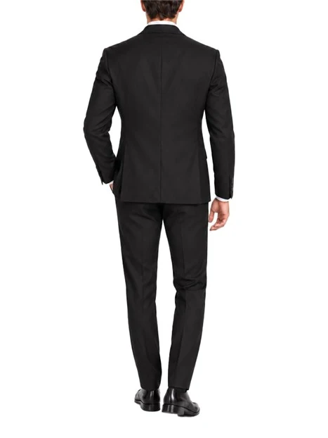 COMPLETO CON GIACCA MONOPETTO E PANTALONI REGULAR UOMO NERO