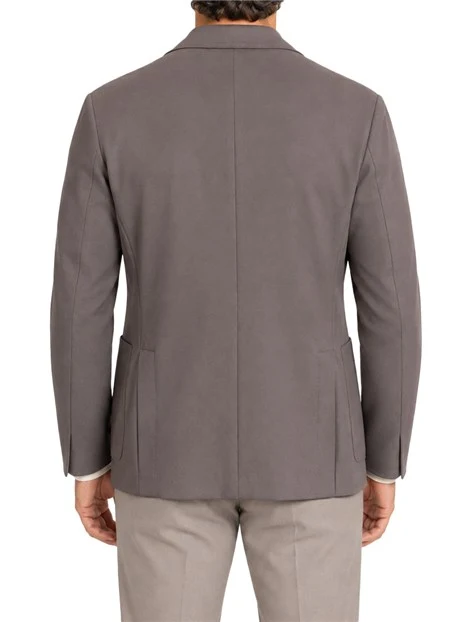 GIACCA SARTORIALE CON TASCHE APPLICATE UOMO MARRONE
