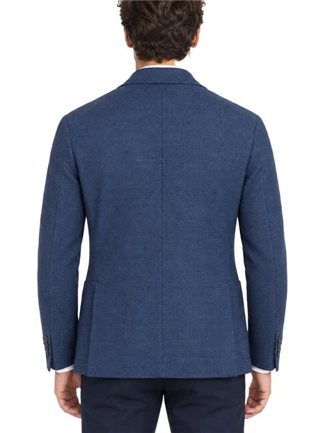 GIACCA SARTORIALE TASCHE APPLICATE UOMO BLU