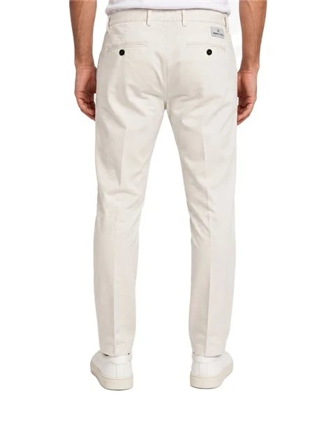 PANTALONI CHINO SLIM UOMO AVORIO