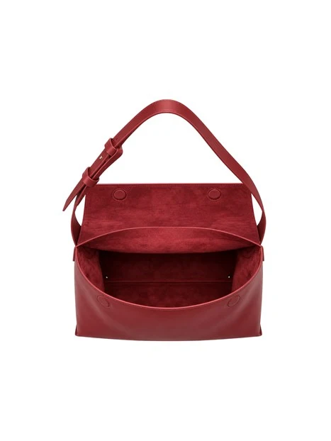 BORSA A SPALLA CHIUSURA PATTA MAGNETICA DONNA ROSSO