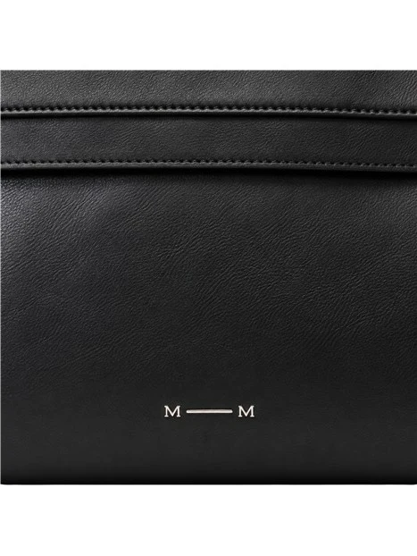 BORSA A SPALLA CHIUSURA PATTA MAGNETICA DONNA NERO