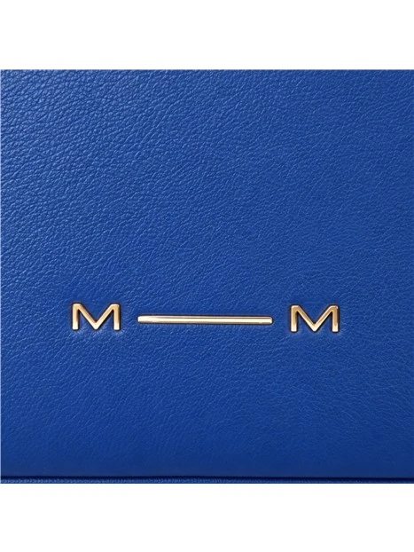 BORSA A MANO BAULETTO IN ECOPELLE DONNA BLU