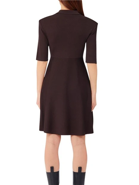 VESTITO CORTO A MANICHE CORTE DONNA