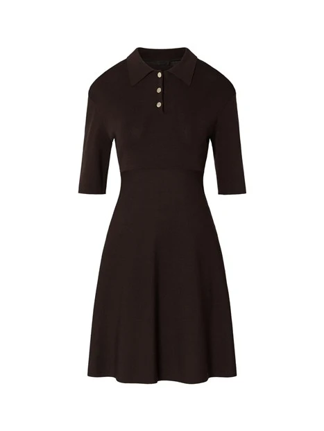 VESTITO CORTO A MANICHE CORTE DONNA