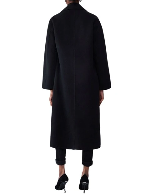 CAPPOTTO LUNGO OVERSIZE DONNA NERO