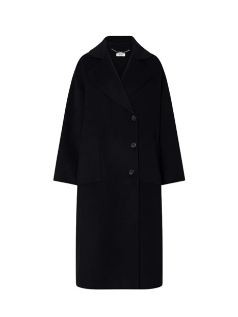 CAPPOTTO LUNGO OVERSIZE DONNA NERO