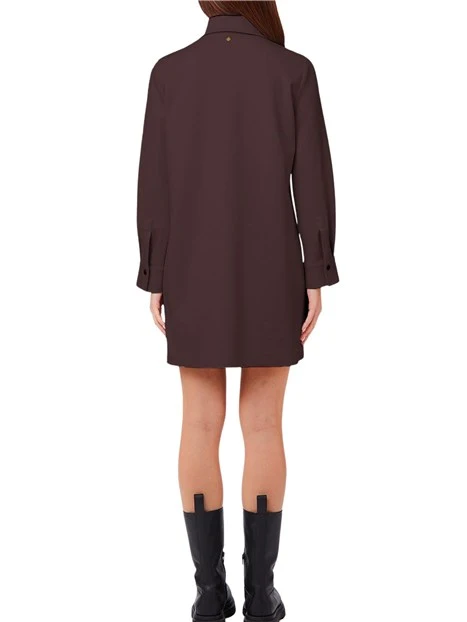 VESTITO CHEMISIER CON TASCHE DONNA VIOLA