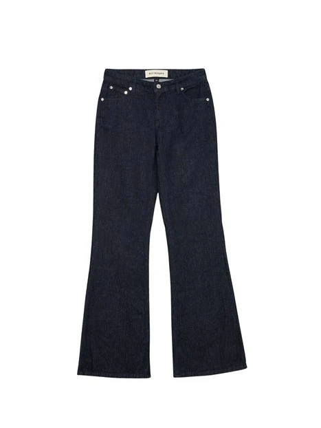 JEANS A ZAMPA IN DENIM DONNA BLU SCURO