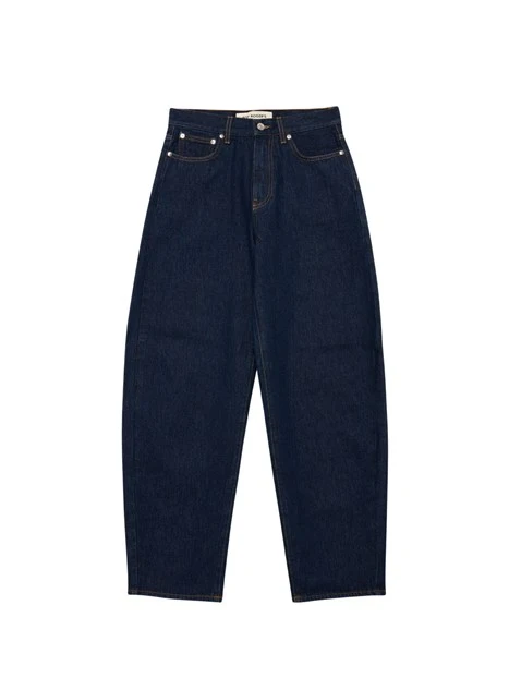 JEANS BOYFRIEND A PALLONCINO IN DENIM DONNA BLU SCURO