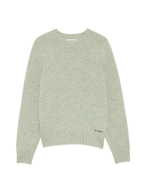 MAGLIA GIROCOLLO IN LANA MERINO DONNA VERDE