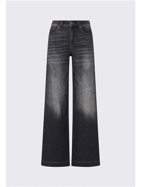 JEANS A ZAMPA DONNA NERO DENIM