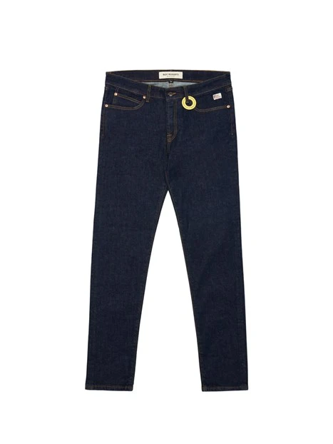 JEANS SLIM FIT RINSE IN DENIM STRETCH UOMO BLU