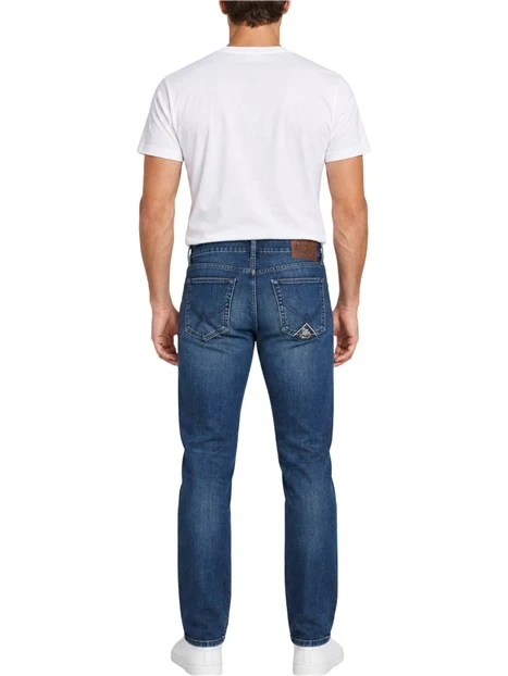 JEANS SLIM FIT IN DENIM CINQUE TASCHE UOMO BLU