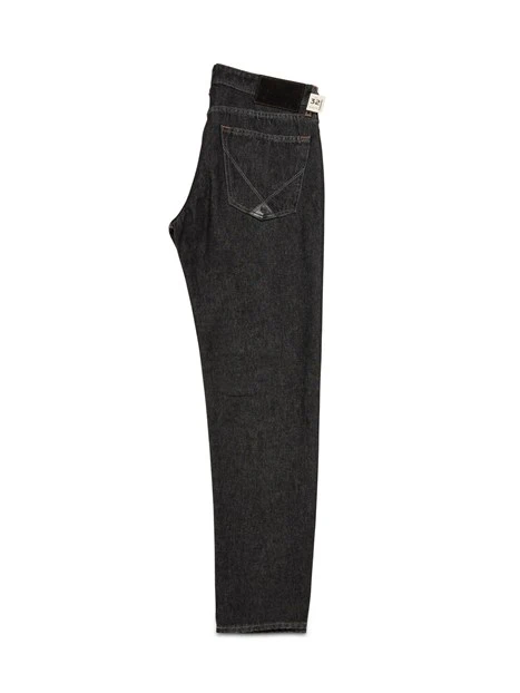 JEANS REGULAR GAMBA DRITTA UOMO NERO