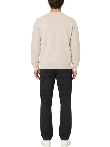 MAGLIA GIROCOLLO COMODO IN LANA UOMO BEIGE