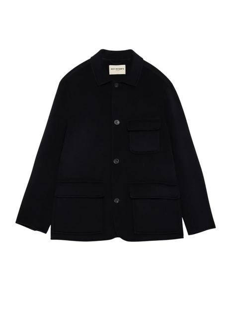 GIACCA UTILITY IN LANA MERINO UOMO NERO