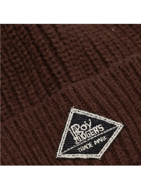 CAPPELLO BEANIE IN MAGLIA UNISEX MARRONE