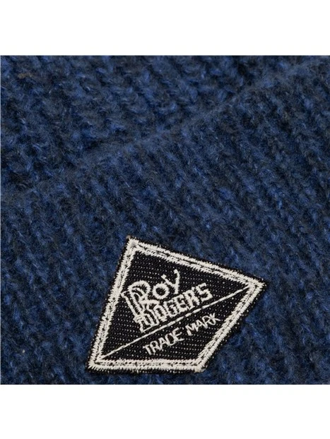 CAPPELLO BEANIE IN MAGLIA UNISEX BLU