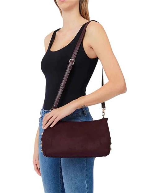 BORSA A TRACOLLA CON BORCHIE DONNA ROSSA