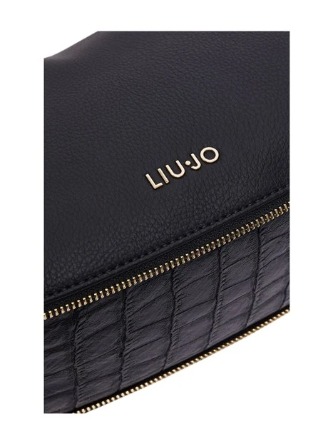 BORSA A SPALLA IN SIMILPELLE DONNA NERA