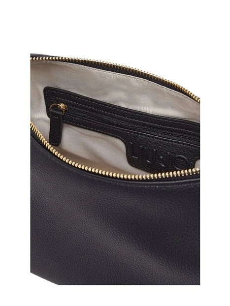 BORSA A SPALLA IN SIMILPELLE DONNA NERA