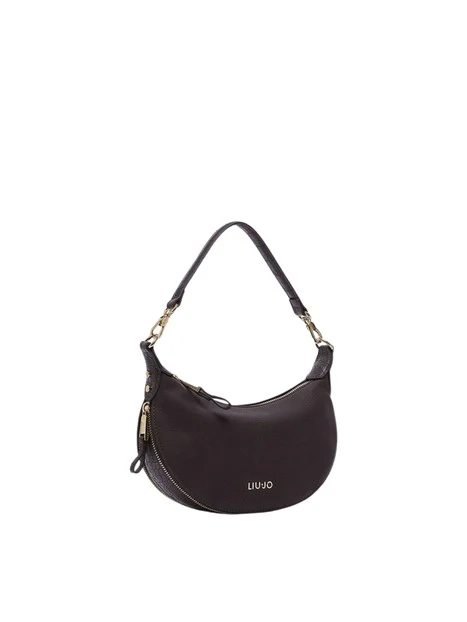 BORSA A SPALLA IN SIMILPELLE DONNA MARRONE