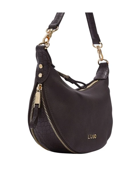 BORSA A SPALLA IN SIMILPELLE DONNA MARRONE