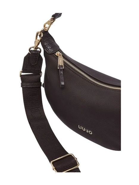 BORSA A SPALLA IN SIMILPELLE DONNA MARRONE