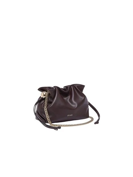 BORSA A SPALLA CON COULISSE DONNA ROSSA