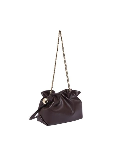 BORSA A SPALLA CON COULISSE DONNA ROSSA