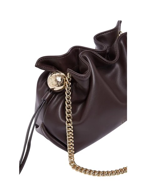 BORSA A SPALLA CON COULISSE DONNA ROSSA