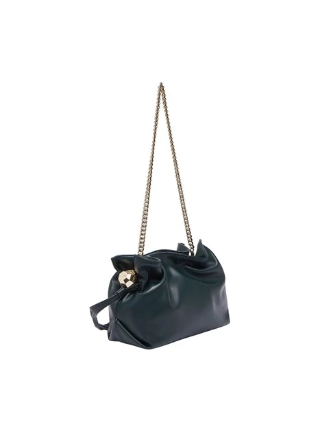 BORSA A SPALLA CON COULISSE DONNA VERDE
