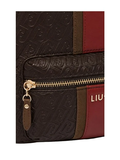 ZAINO CON LOGO MONOGRAM DONNA MARRONE