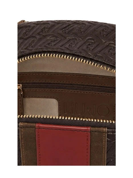 ZAINO CON LOGO MONOGRAM DONNA MARRONE